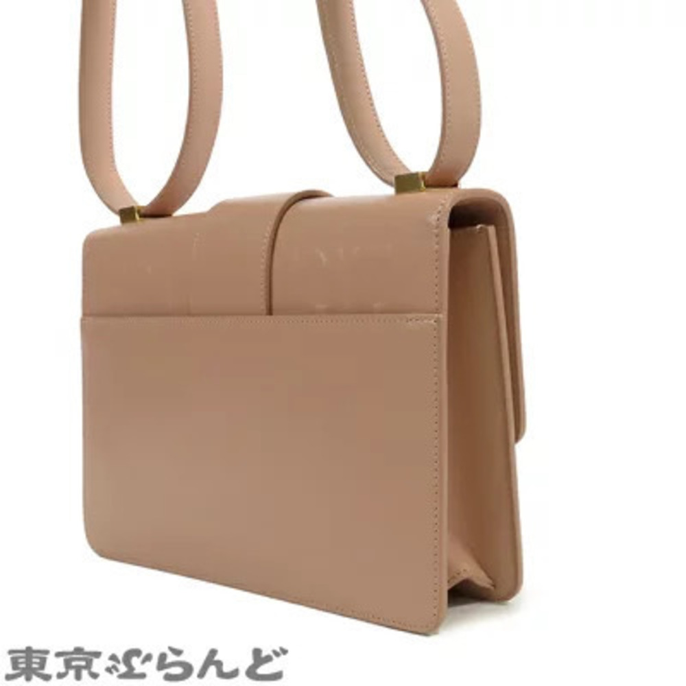 Dior Beige Montaigne Pink Christian Shoulder  Bag Leather Tan Pink